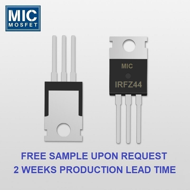 Reemplazo equivalente alternativo de Infineon IRFZ44 MOSFET