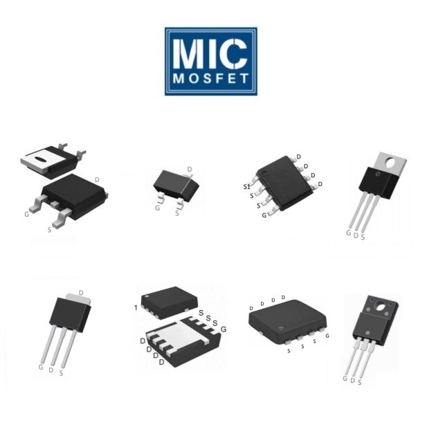 نموذج قياسي MIC MOSFET الجدول 1